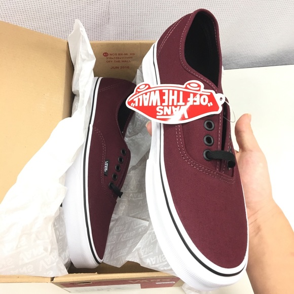 Vans | Shoes | Mens Burgundy Vans 